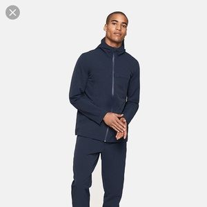 Outdoor Voices Navy Stretch Crepe Jacket